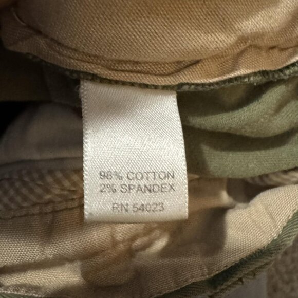 Banana Republic Shorts Womens 6 Olive Green Weekend Short Chino Stretch Cuffed - Picture 6 of 10